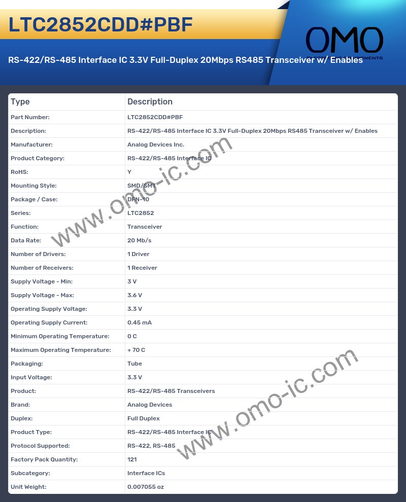 LTC2852CDD#PBF