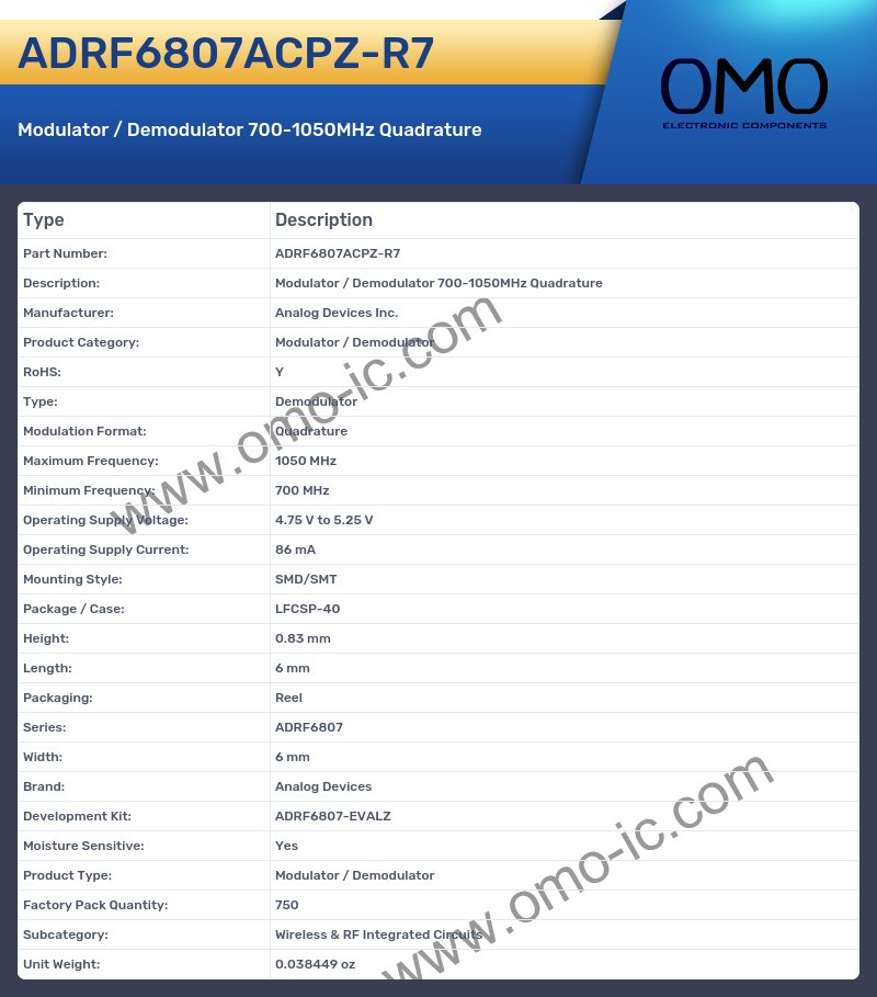 ADRF6807ACPZ-R7