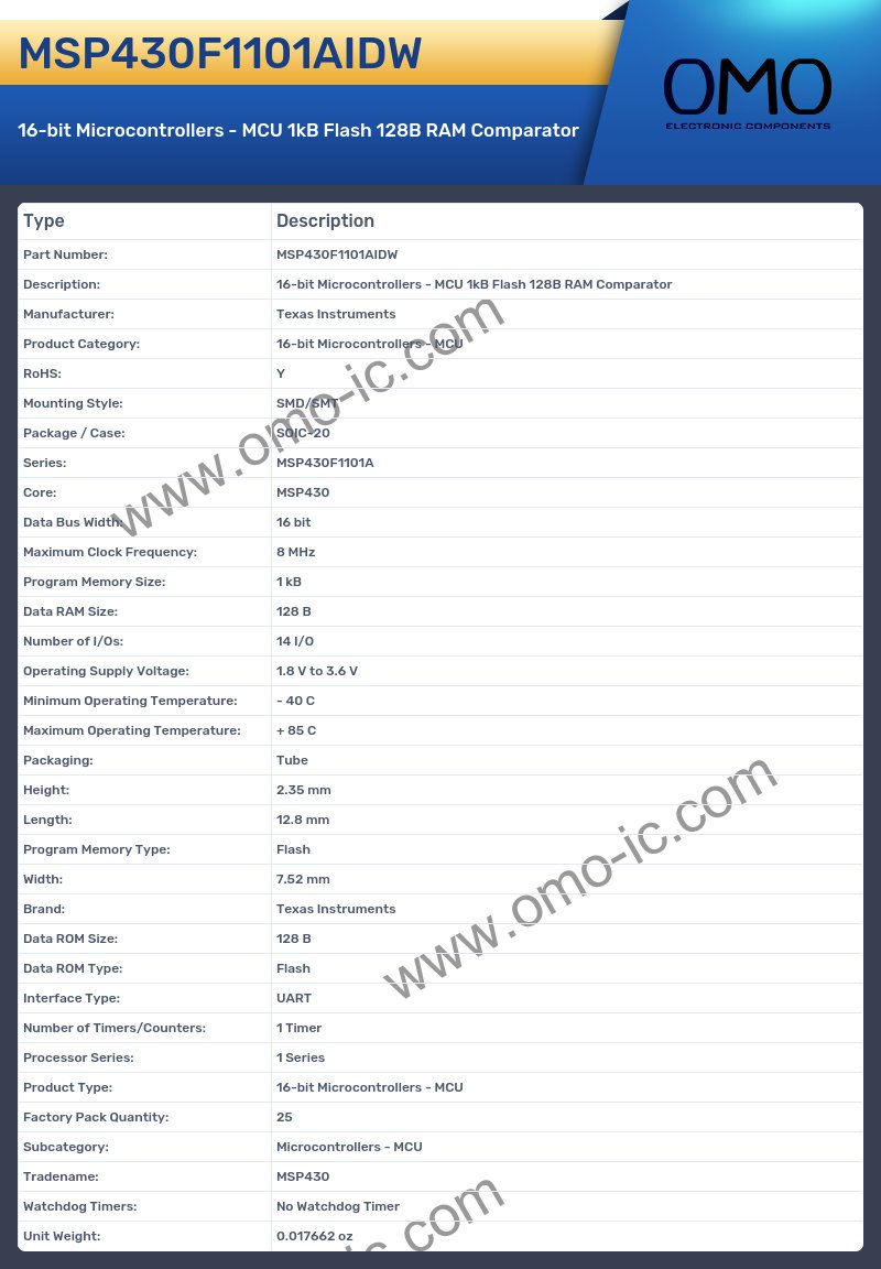MSP430F1101AIDW