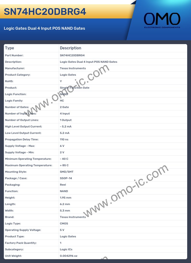 SN74HC20DBRG4