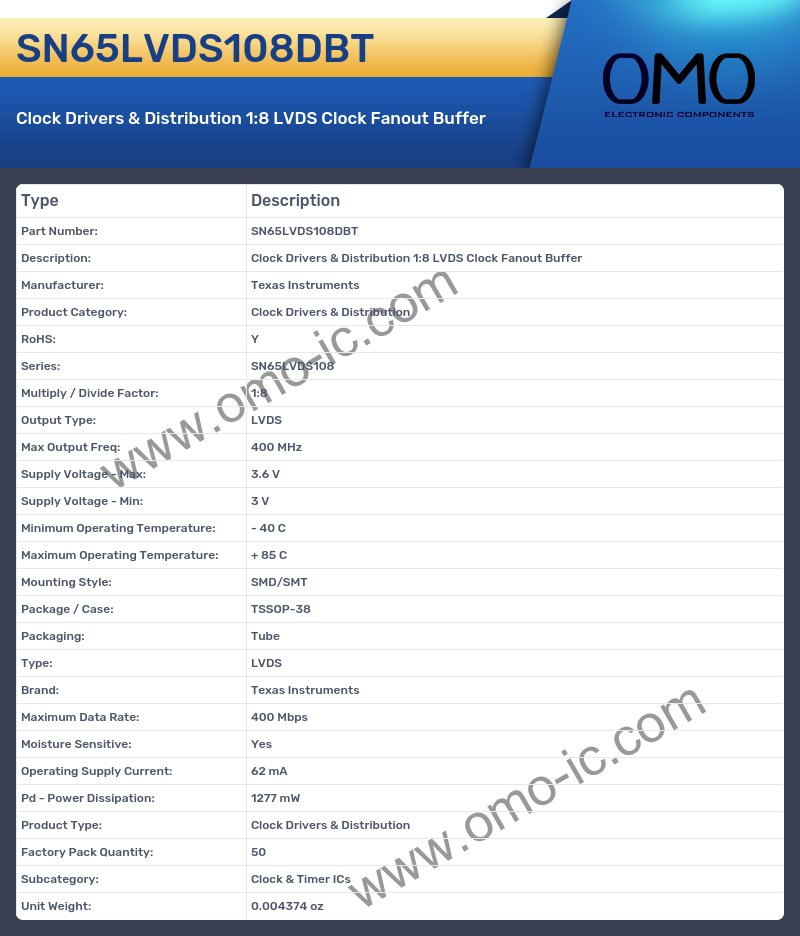 SN65LVDS108DBT