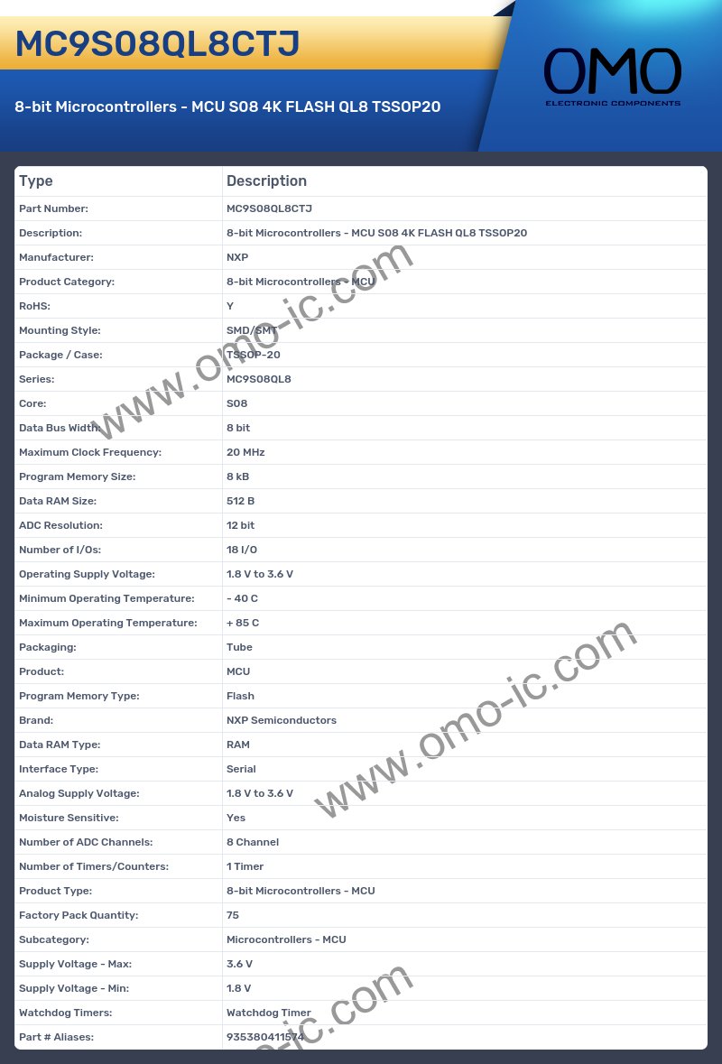 MC9S08QL8CTJ