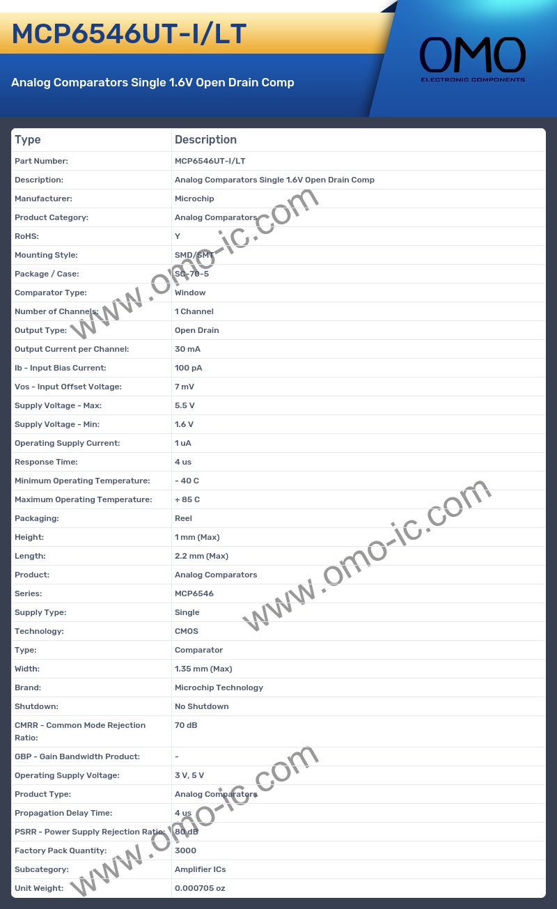 MCP6546UT-I/LT