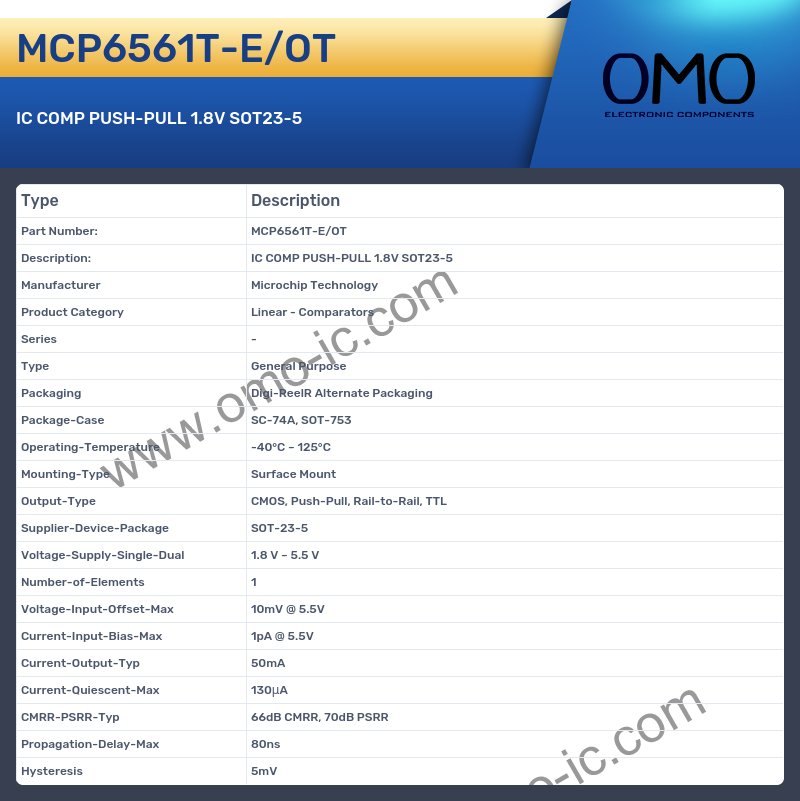 MCP6561T-E/OT