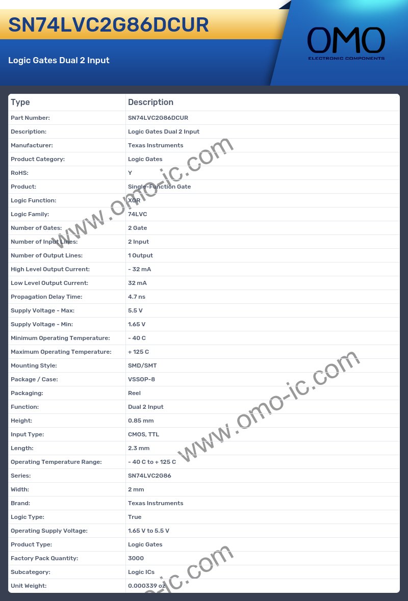 SN74LVC2G86DCUR
