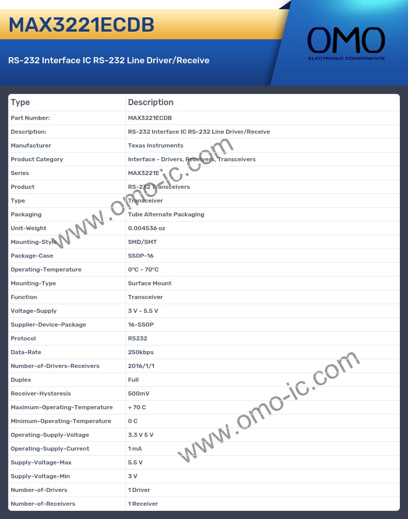 MAX3221ECDB