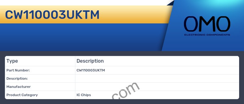 CW110003UKTM