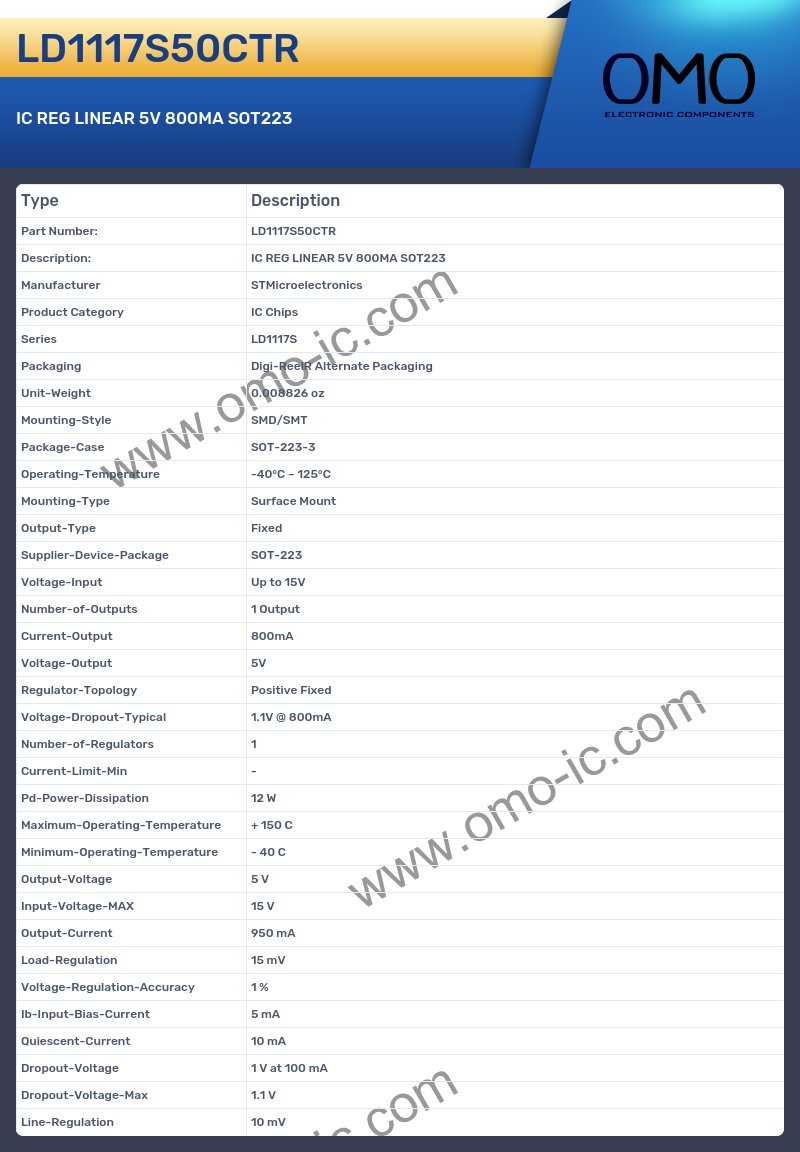 LD1117S50CTR