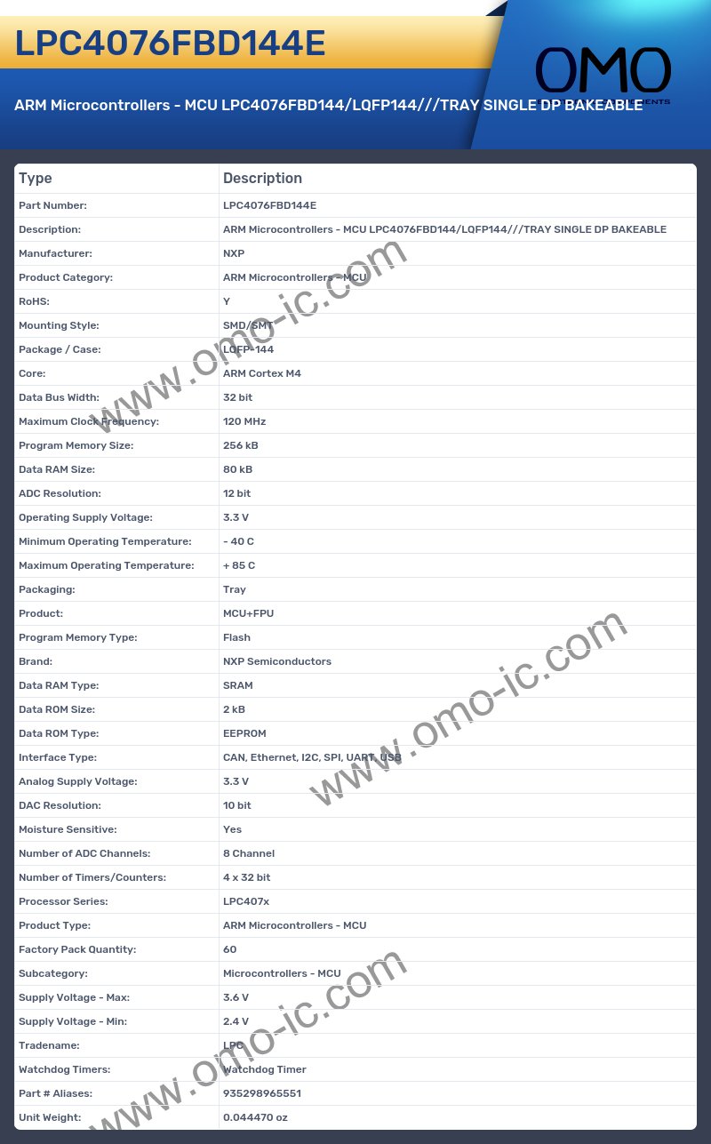 LPC4076FBD144E