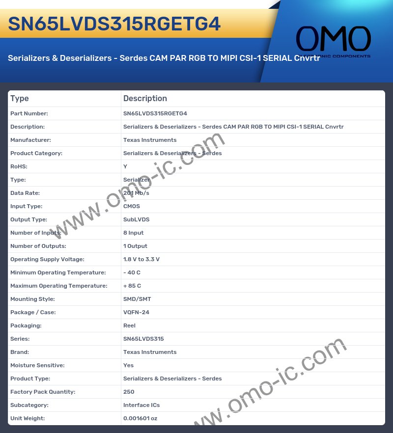 SN65LVDS315RGETG4