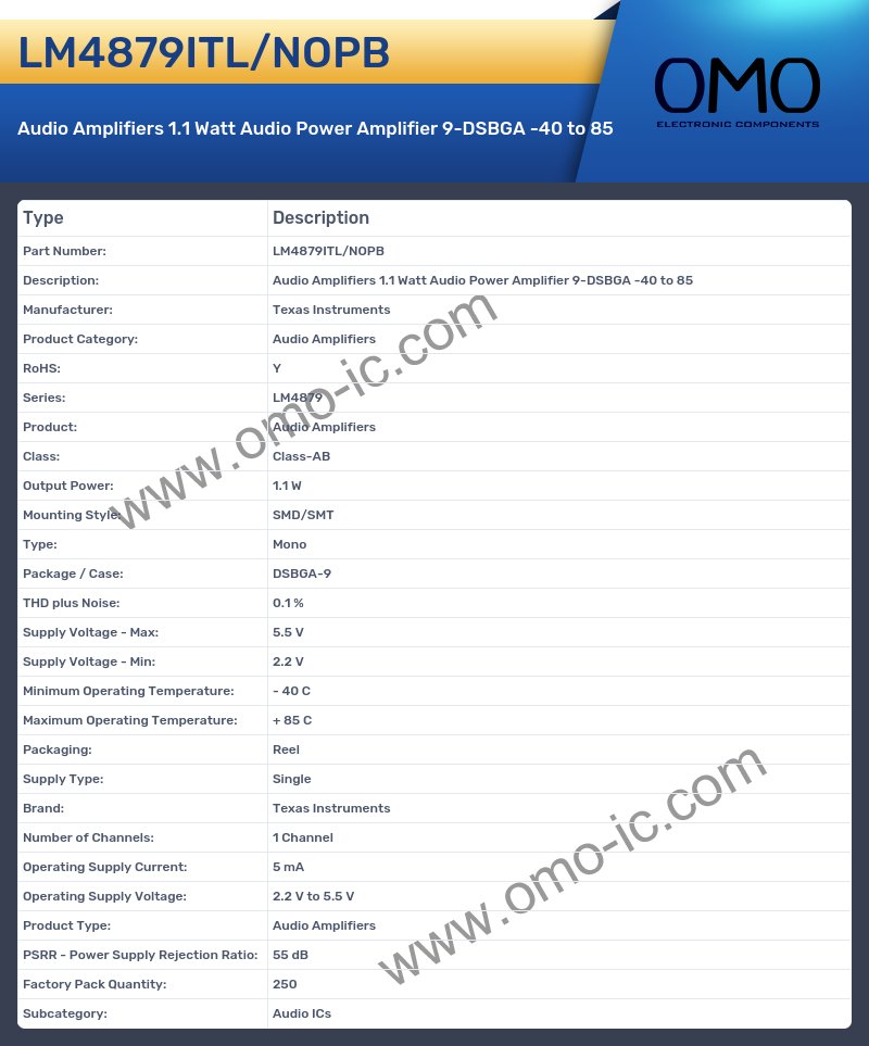 LM4879ITL/NOPB