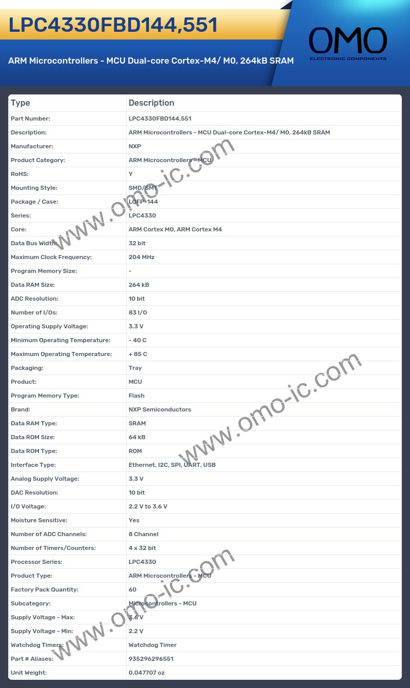 LPC4330FBD144,551