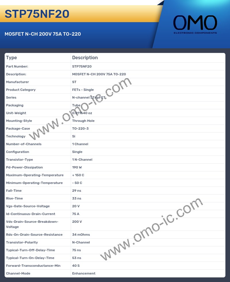 STP75NF20