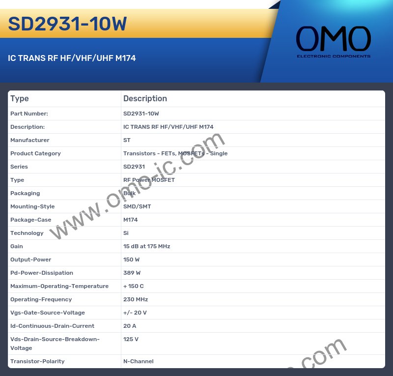 SD2931-10W