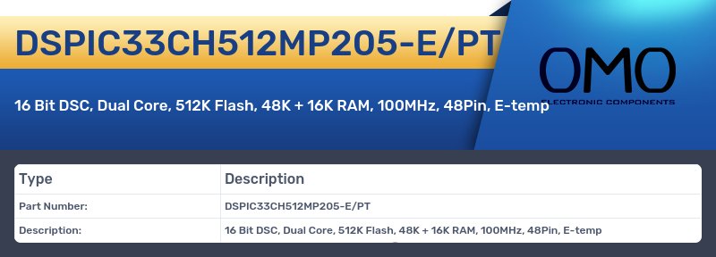 DSPIC33CH512MP205-E/PT