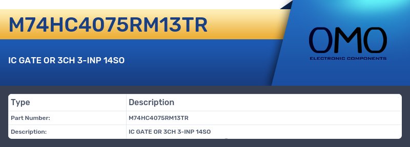 M74HC4075RM13TR