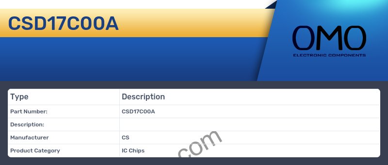 CSD17C00A