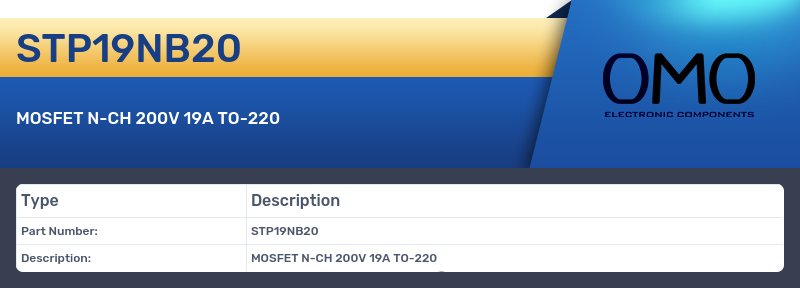 STP19NB20