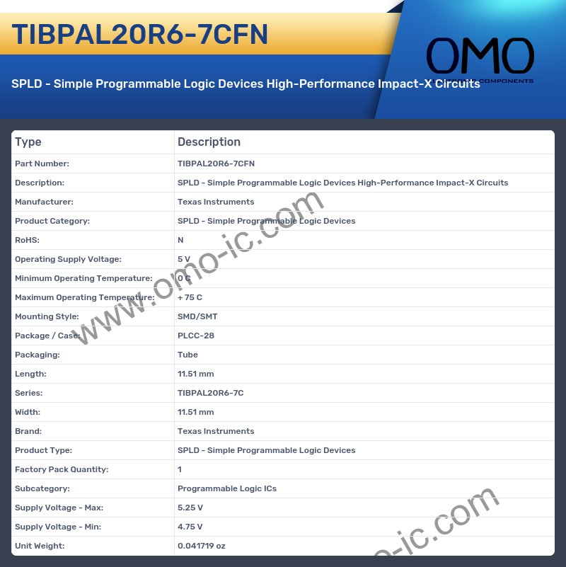 TIBPAL20R6-7CFN