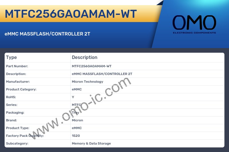 MTFC256GAOAMAM-WT