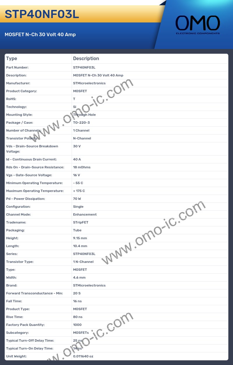 STP40NF03L