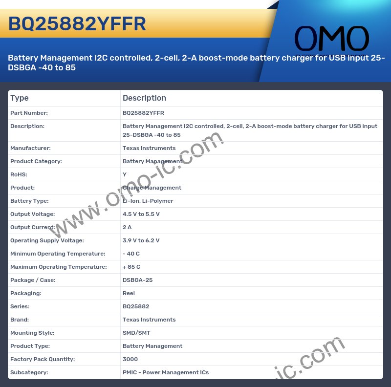BQ25882YFFR