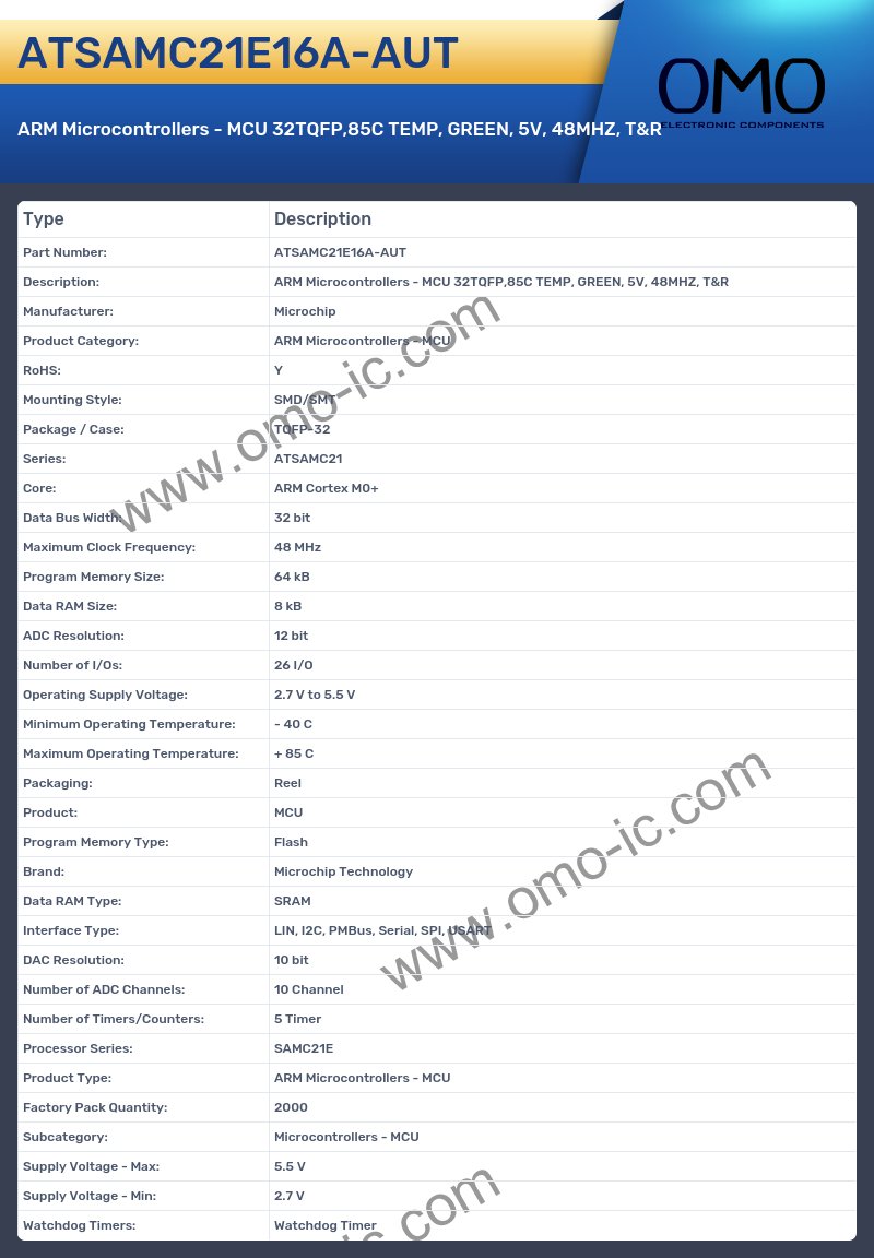 ATSAMC21E16A-AUT