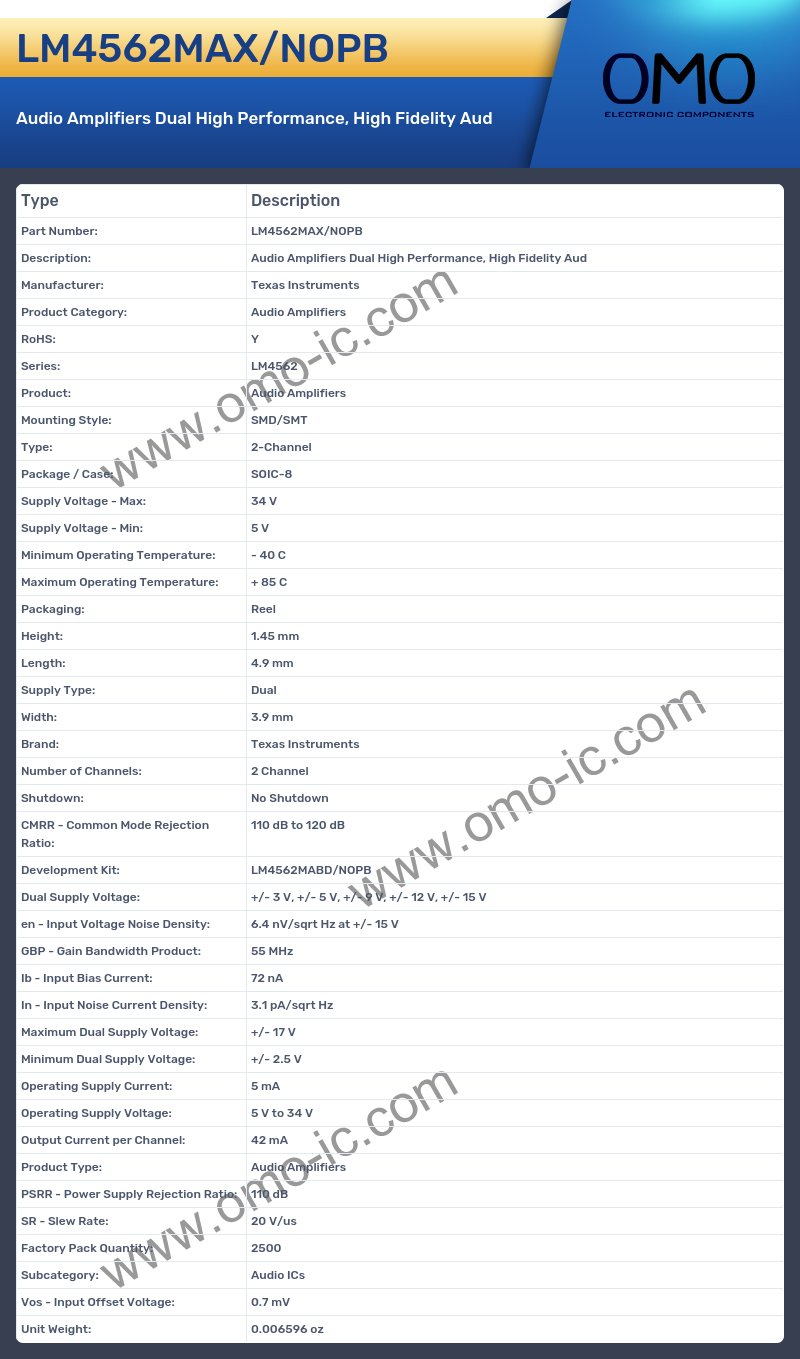 LM4562MAX/NOPB