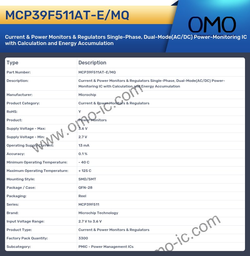 MCP39F511AT-E/MQ
