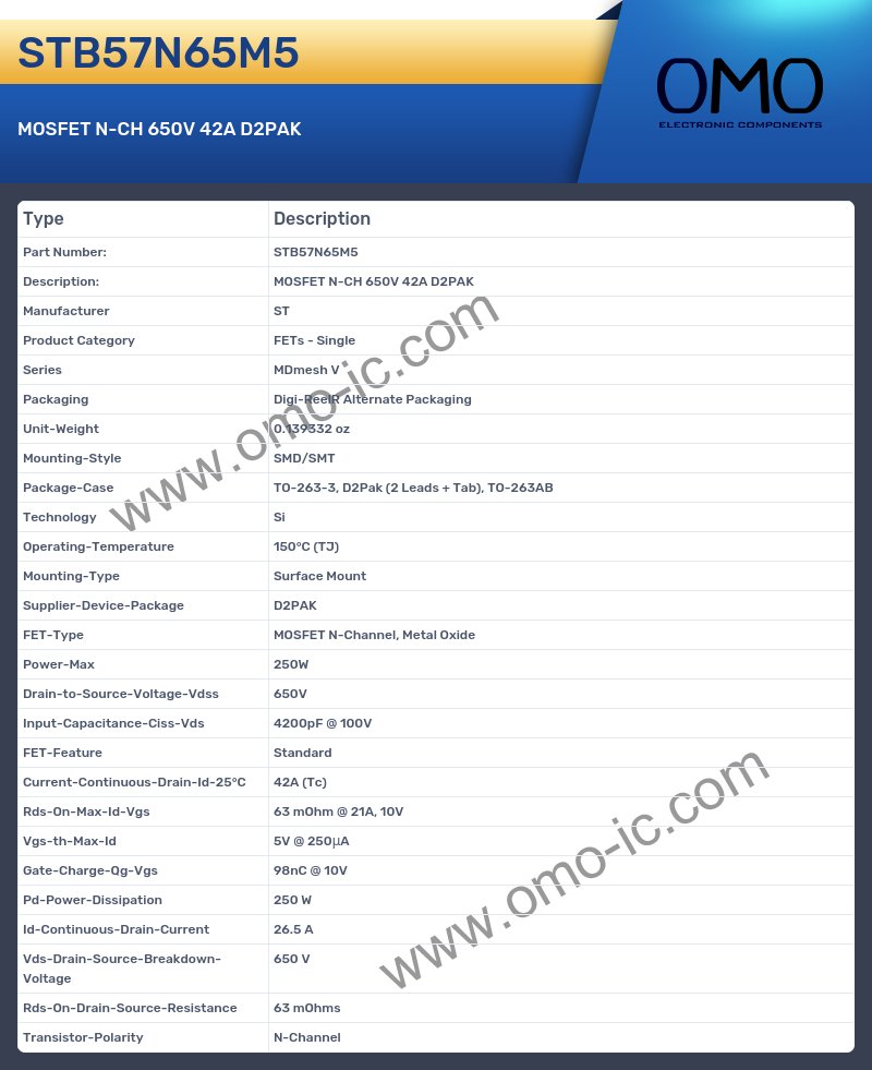STB57N65M5