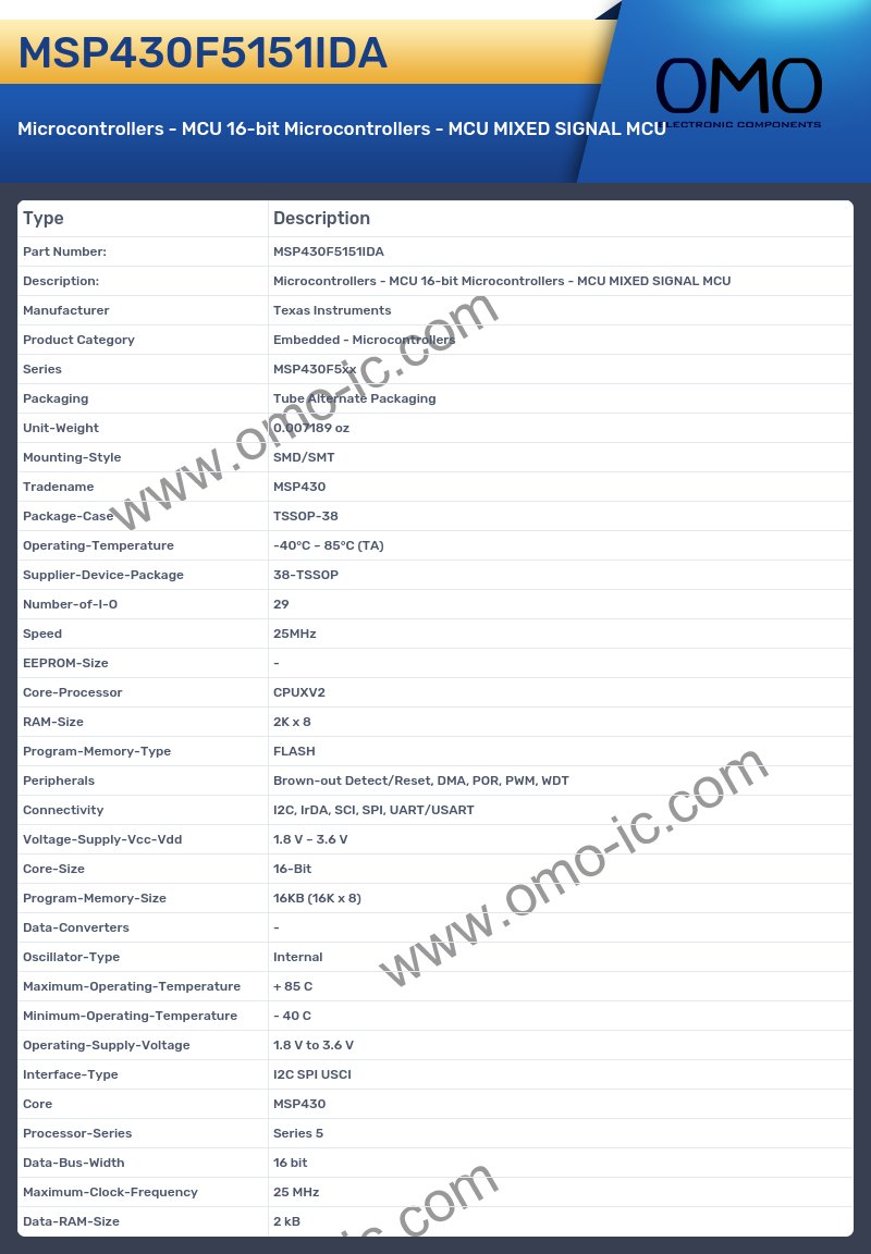 MSP430F5151IDA