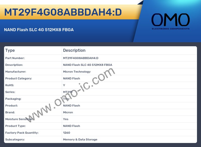 MT29F4G08ABBDAH4:D