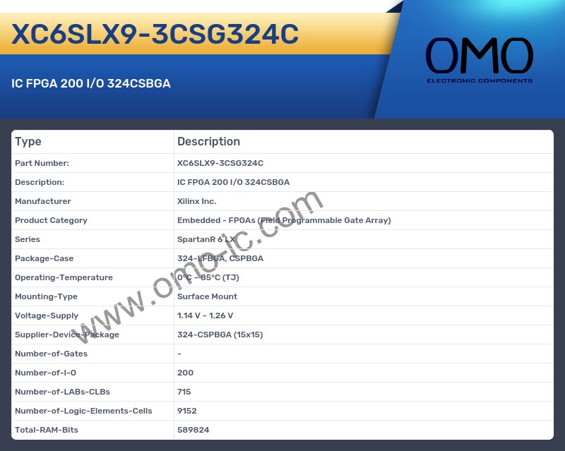 XC6SLX9-3CSG324C