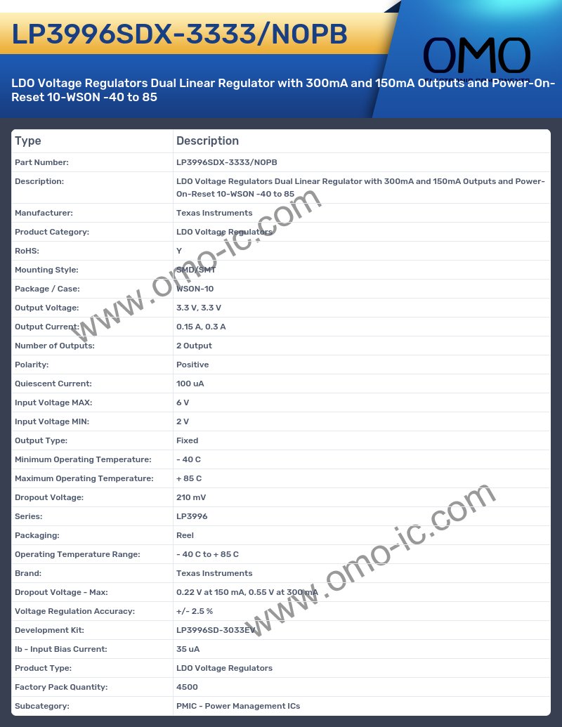 LP3996SDX-3333/NOPB