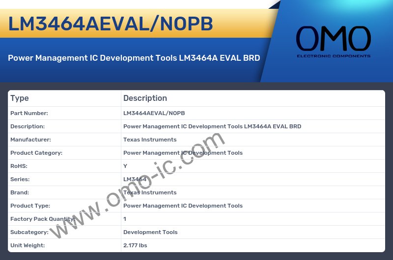 LM3464AEVAL/NOPB