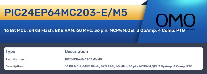 PIC24EP64MC203-E/M5