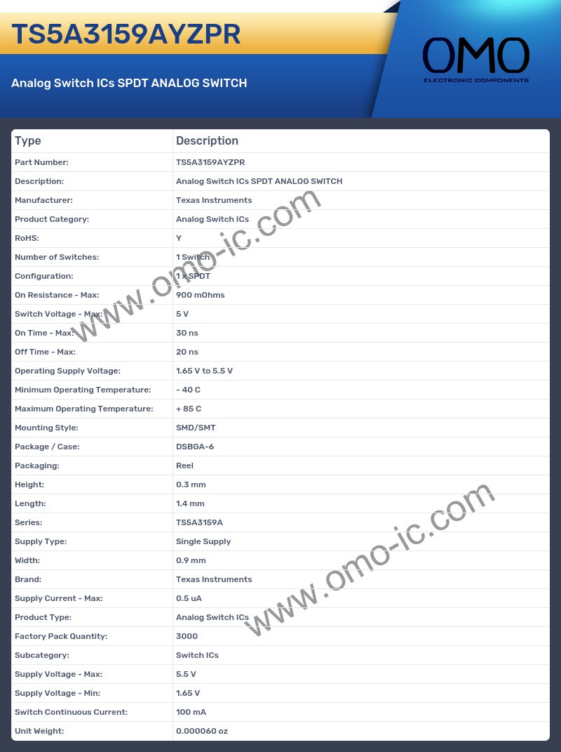 TS5A3159AYZPR
