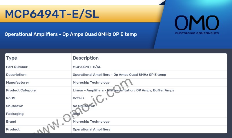 MCP6494T-E/SL