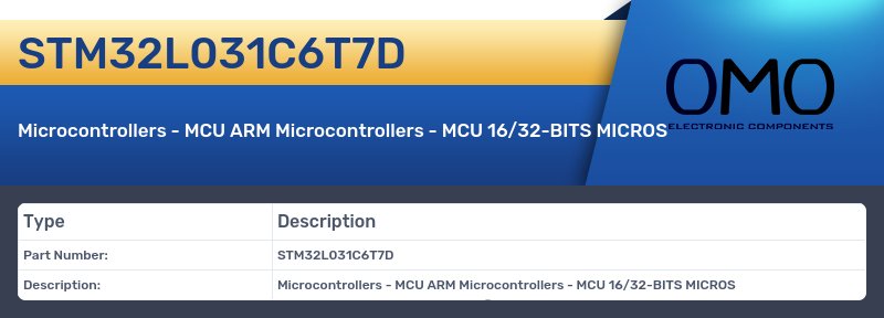 STM32L031C6T7D