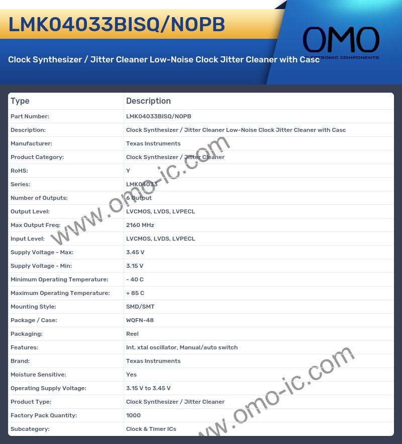 LMK04033BISQ/NOPB