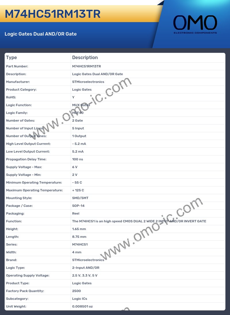 M74HC51RM13TR