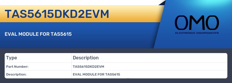 TAS5615DKD2EVM