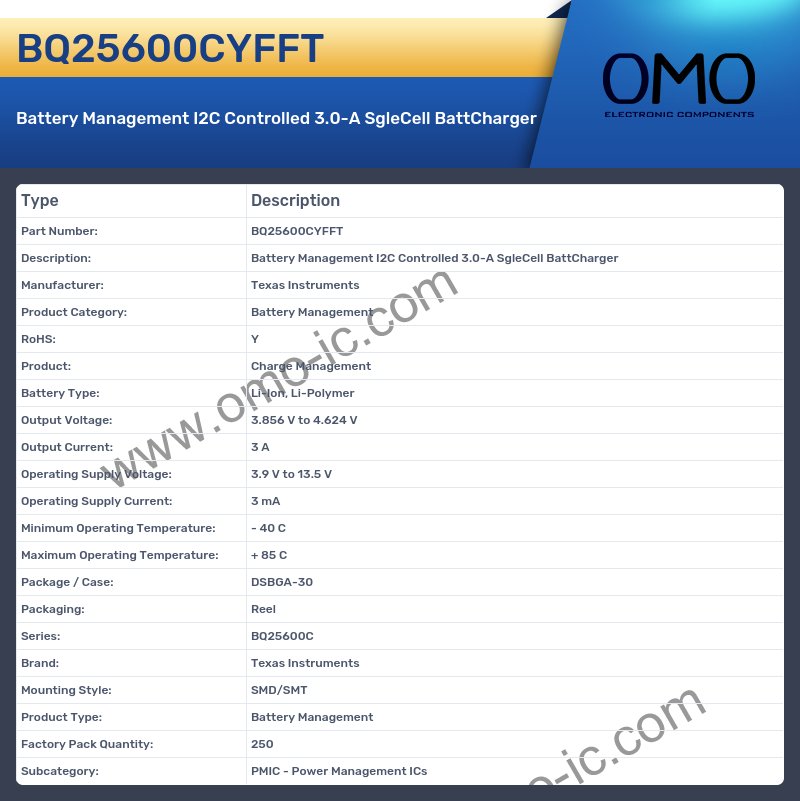 BQ25600CYFFT