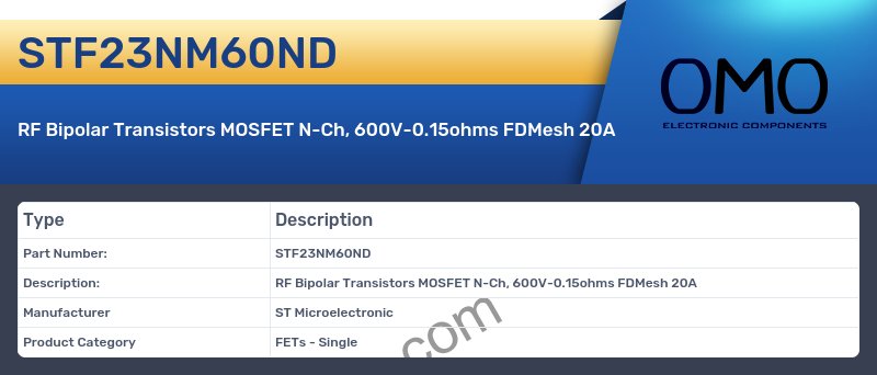 STF23NM60ND