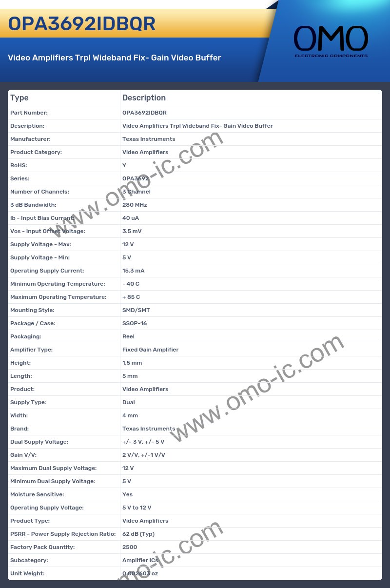 OPA3692IDBQR