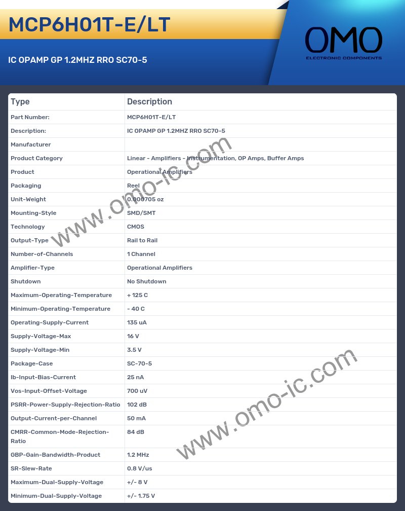 MCP6H01T-E/LT