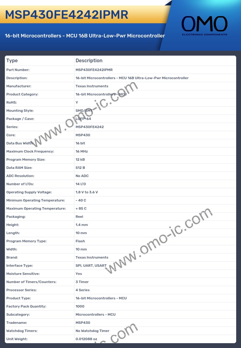 MSP430FE4242IPMR
