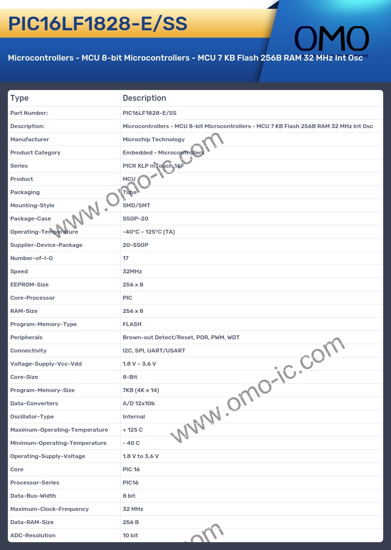 PIC16LF1828-E/SS