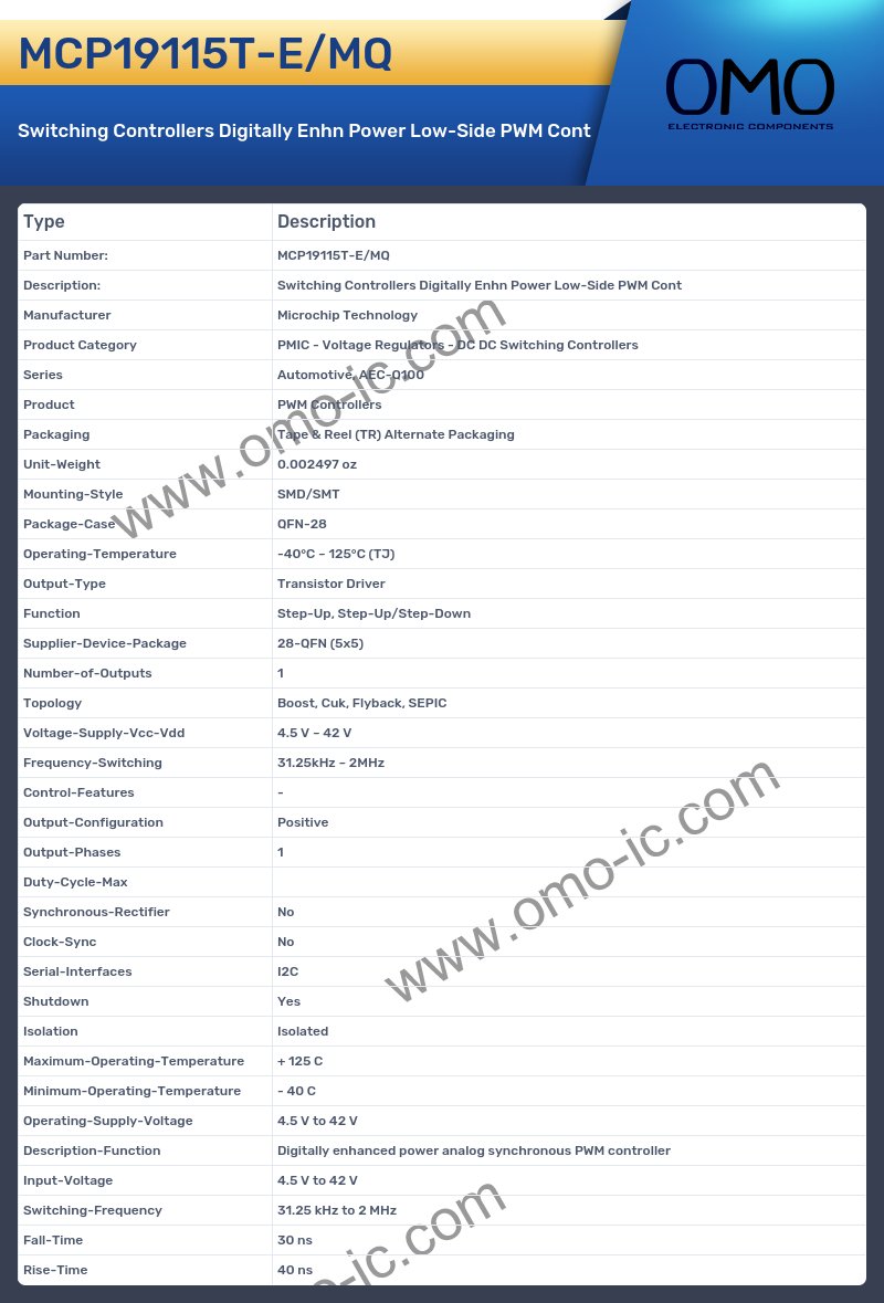 MCP19115T-E/MQ