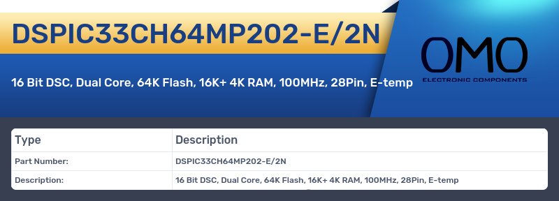 DSPIC33CH64MP202-E/2N